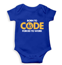 Load image into Gallery viewer, Coder Geek Kids Romper For Baby Boy/Girl-Royal Blue-Ektarfa.online
