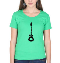 Load image into Gallery viewer, Charvel Guitar T-Shirt for Women-Flag Green-Ektarfa.online
