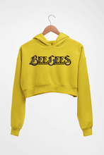 Load image into Gallery viewer, Bee Gees Crop HOODIE FOR WOMEN-Mustard Yellow-Ektarfa.online
