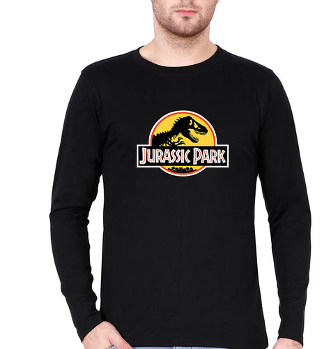 Jurassic Park Full Sleeves T-Shirt for Men-Black-Ektarfa.online