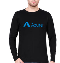 Load image into Gallery viewer, Azure Full Sleeves T-Shirt for Men-Black-Ektarfa.online
