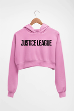 Load image into Gallery viewer, Justice League Crop HOODIE FOR WOMEN-Light Baby Pink-Ektarfa.online
