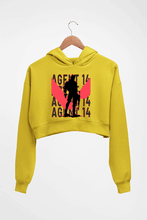 Load image into Gallery viewer, Valorant Crop HOODIE FOR WOMEN-Mustard Yellow-Ektarfa.online
