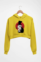 Load image into Gallery viewer, Villainc Crop HOODIE FOR WOMEN-Mustard Yellow-Ektarfa.online
