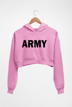 Load image into Gallery viewer, Army Crop HOODIE FOR WOMEN-Light Baby Pink-Ektarfa.online
