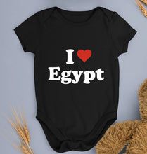 Load image into Gallery viewer, I Love Egypt Kids Romper For Baby Boy/Girl-0-5 Months(18 Inches)-Black-Ektarfa.online
