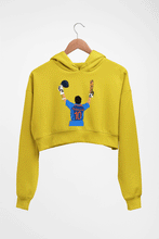 Load image into Gallery viewer, Sachin Tendulkar Crop HOODIE FOR WOMEN-Mustard yellow-Ektarfa.online
