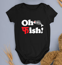 Load image into Gallery viewer, Fish Funny Kids Romper For Baby Boy/Girl-Black-Ektarfa.online
