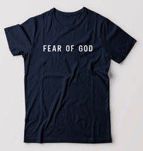 Load image into Gallery viewer, Fear of God T-Shirt for Men-Navy Blue-Ektarfa.online
