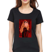 Load image into Gallery viewer, Scarlet Witch Wanda T-Shirt for Women-Black-Ektarfa.online
