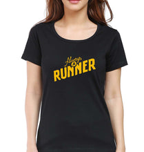 Load image into Gallery viewer, Runner Running T-Shirt for Women-Black-Ektarfa.online
