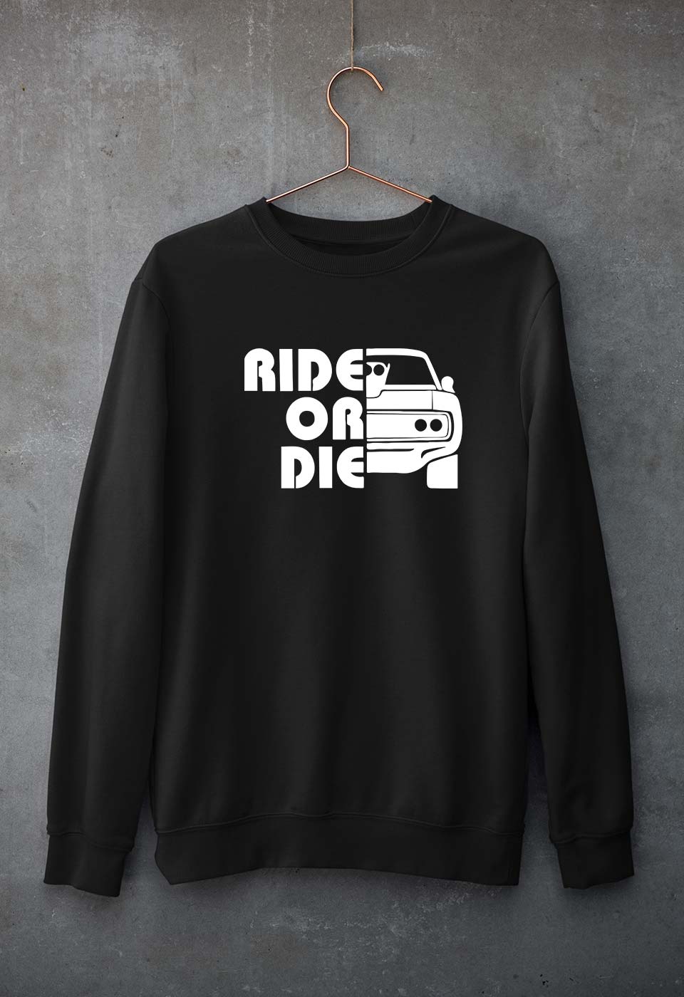 Fast & Furious Ride or Die Unisex Sweatshirt for Men/Women-Black-Ektarfa.online