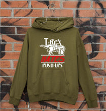 Load image into Gallery viewer, T-Rex Gym Funny Unisex Hoodie for Men/Women-Olive Green-Ektarfa.online
