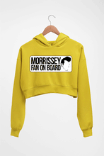 Load image into Gallery viewer, Morrissey Crop HOODIE FOR WOMEN-Mustard Yellow-Ektarfa.online
