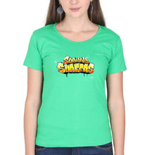 Load image into Gallery viewer, Subway Surfers T-Shirt for Women-Flag Green-Ektarfa.online
