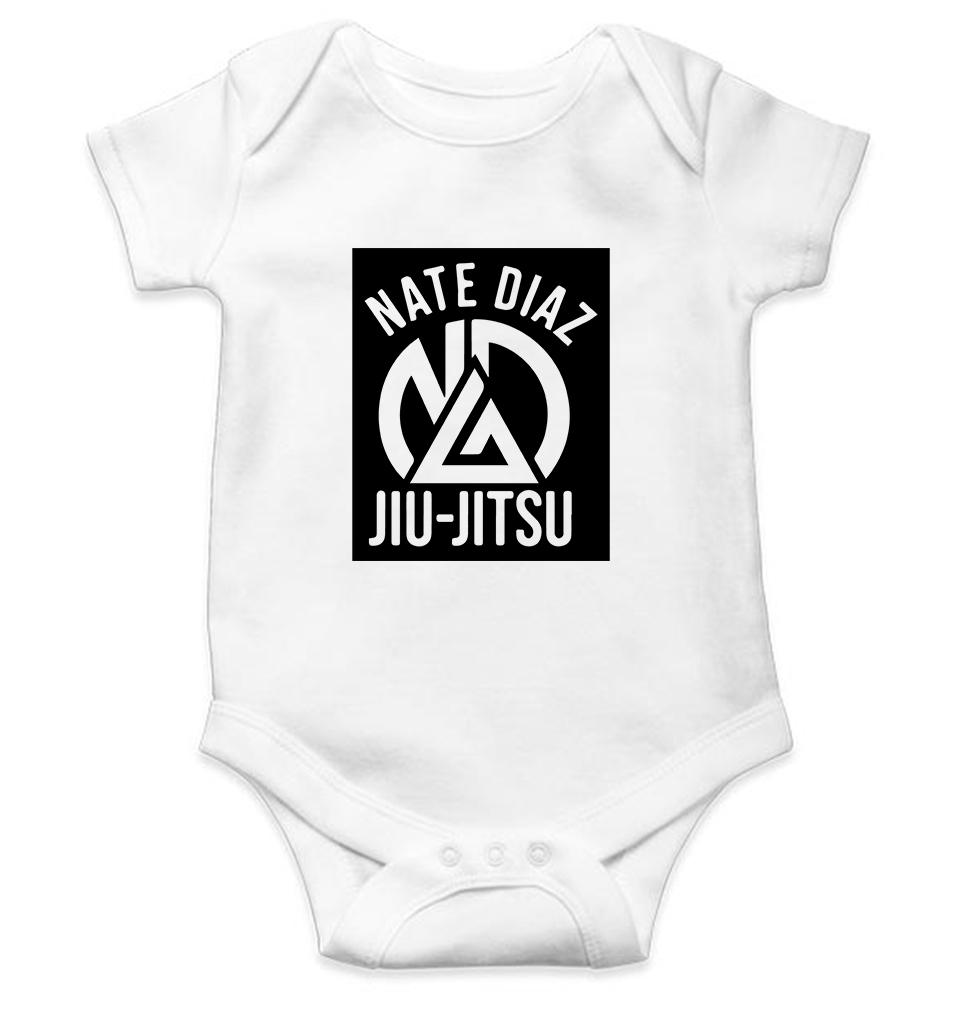 Nate Diaz UFC Kids Romper For Baby Boy/Girl-White-Ektarfa.online