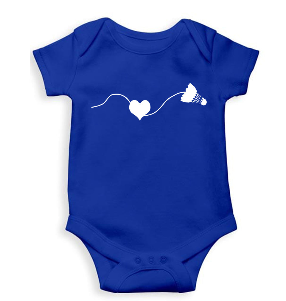 Badminton Kids Romper For Baby Boy/Girl-Royal Blue-Ektarfa.online