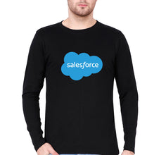 Load image into Gallery viewer, Salesforce Full Sleeves T-Shirt for Men-Black-Ektarfa.online
