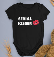 Load image into Gallery viewer, Serial Kisser Kids Romper For Baby Boy/Girl-Black-Ektarfa.online
