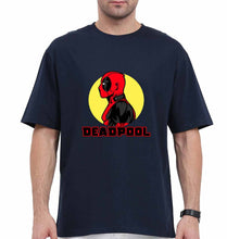 Load image into Gallery viewer, Deadpool Superhero Oversized T-Shirt for Men-Navy Blue-Ektarfa.online
