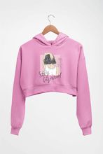 Load image into Gallery viewer, Stay Inspired Crop HOODIE FOR WOMEN-Light Baby Pink-Ektarfa.online
