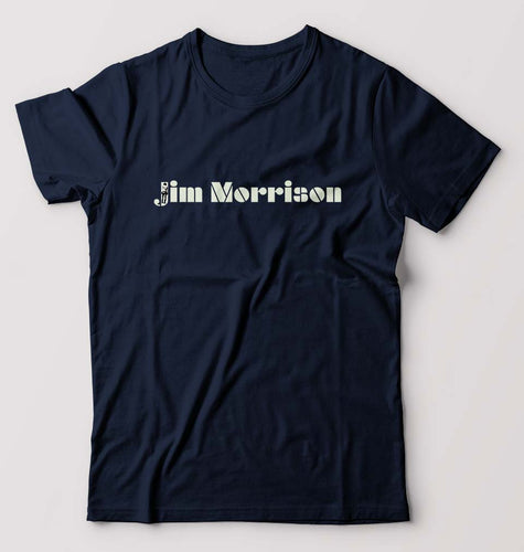 Jim Morrison T-Shirt for Men-Navy Blue-Ektarfa.online