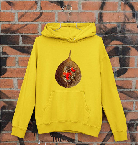 Ganpati Unisex Hoodie for Men/Women-Mustard Yellow-Ektarfa.online