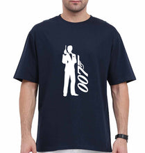 Load image into Gallery viewer, James Bond (007) Oversized T-Shirt for Men-Navy Blue-Ektarfa.online
