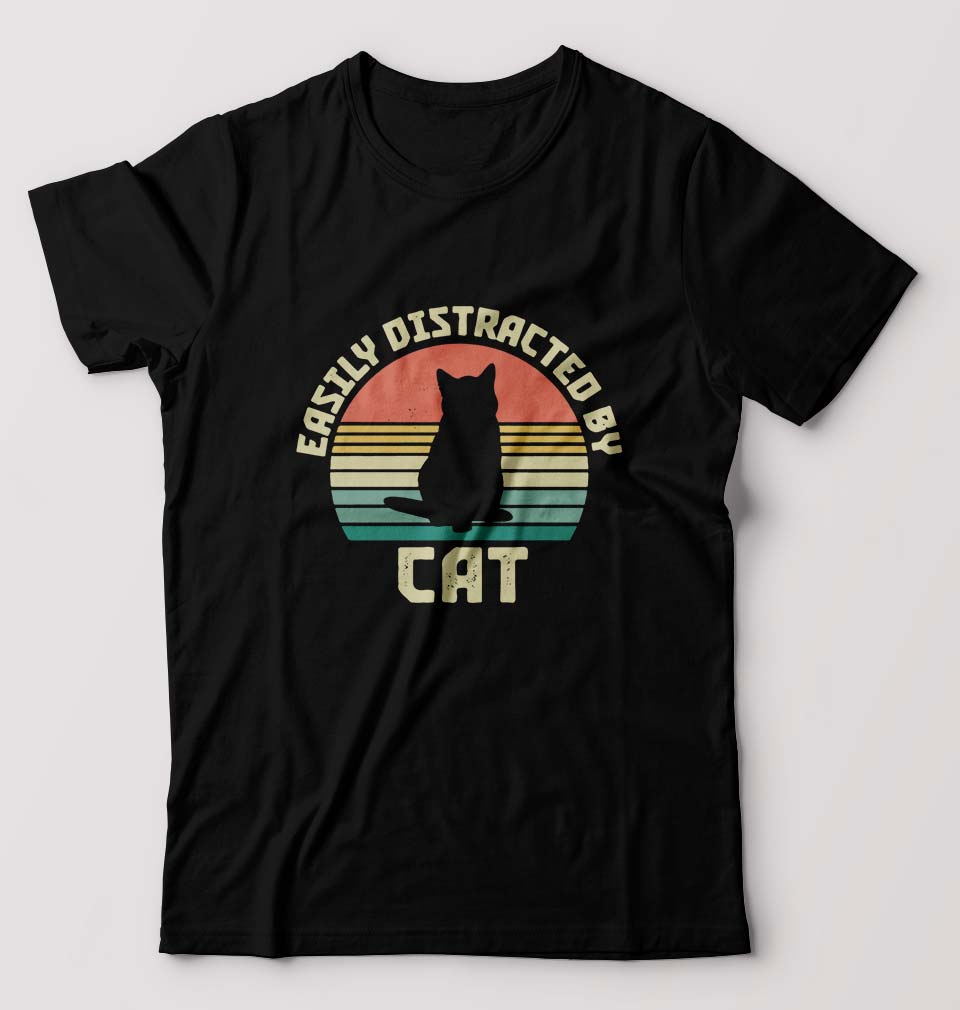 Cat T-Shirt for Men-Black-Ektarfa.online