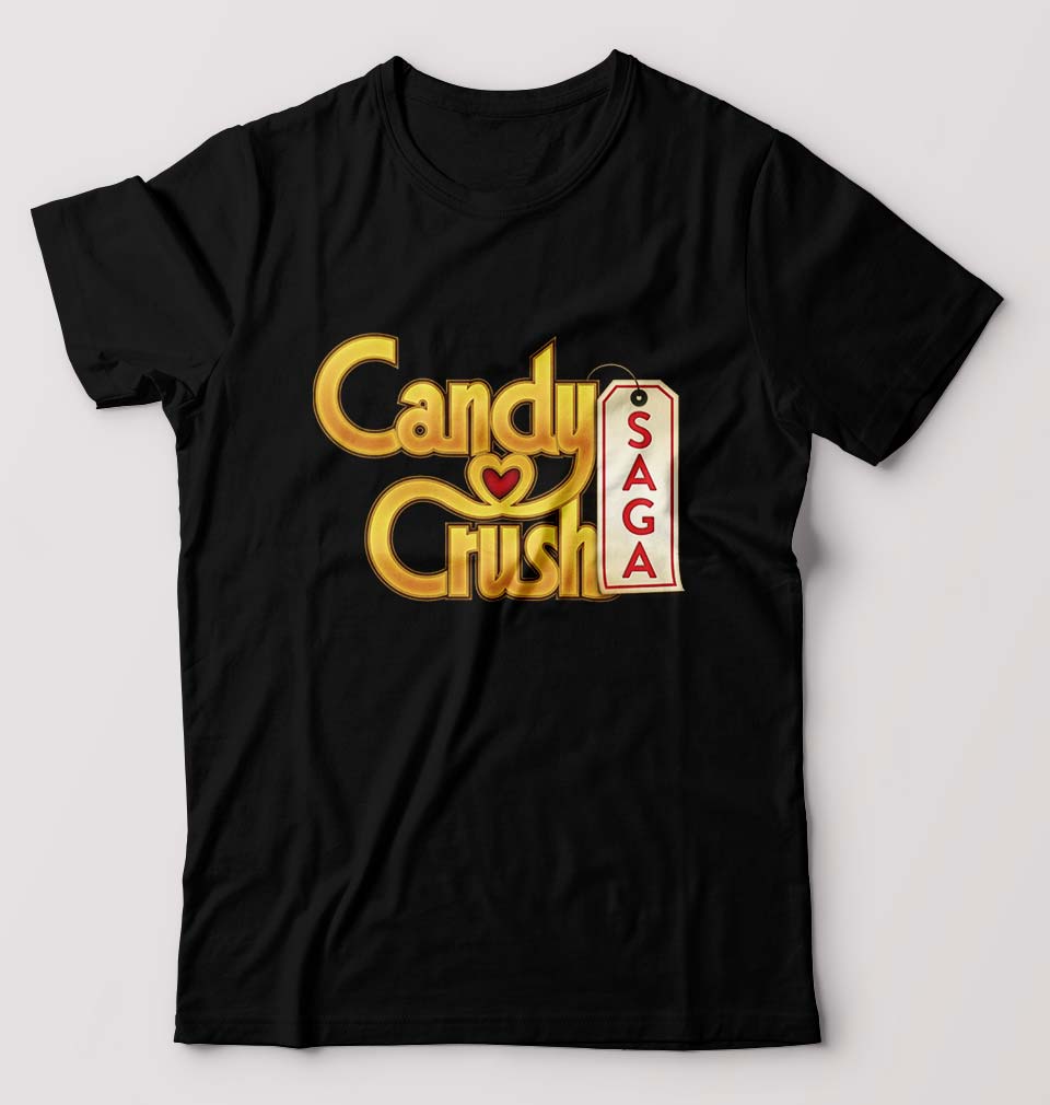 Candy Crush T-Shirt for Men-Black-Ektarfa.online