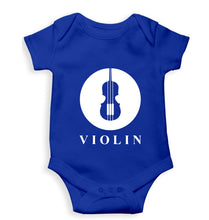 Load image into Gallery viewer, Violin Kids Romper For Baby Boy/Girl-0-5 Months(18 Inches)-Royal Blue-Ektarfa.online
