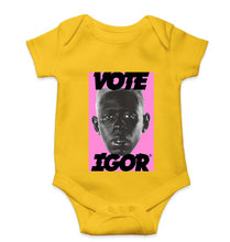 Load image into Gallery viewer, Igor Kids Romper For Baby Boy/Girl-0-5 Months(18 Inches)-Yellow-Ektarfa.online
