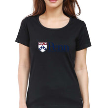 Load image into Gallery viewer, University of Pennsylvania T-Shirt for Women-Black-Ektarfa.online
