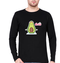 Load image into Gallery viewer, Avocado Relax Full Sleeves T-Shirt for Men-Black-Ektarfa.online
