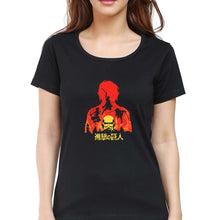Load image into Gallery viewer, Attack on Titan T-Shirt for Women-Black-Ektarfa.online

