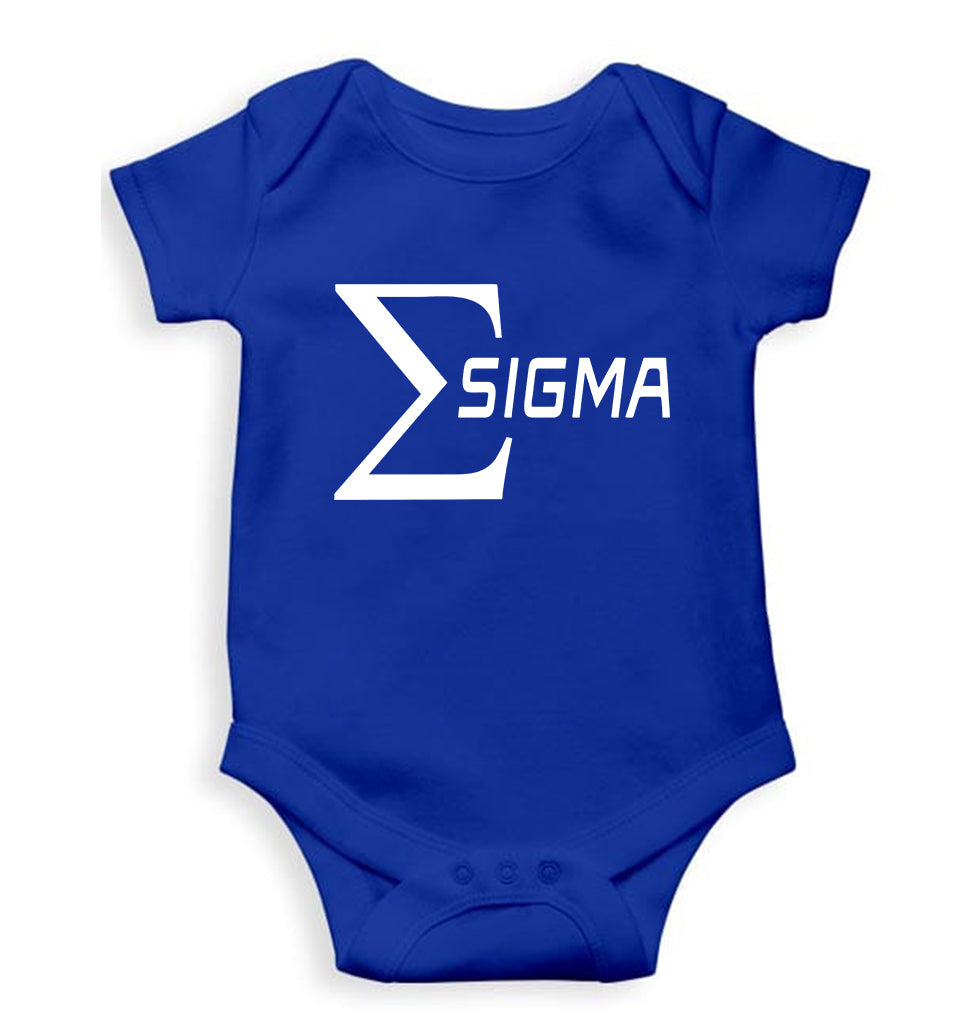 Sigma Kids Romper For Baby Boy/Girl-Royal Blue-Ektarfa.online