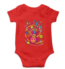 Load image into Gallery viewer, Psychedelic Music Kids Romper For Baby Boy/Girl-0-5 Months(18 Inches)-Red-Ektarfa.online
