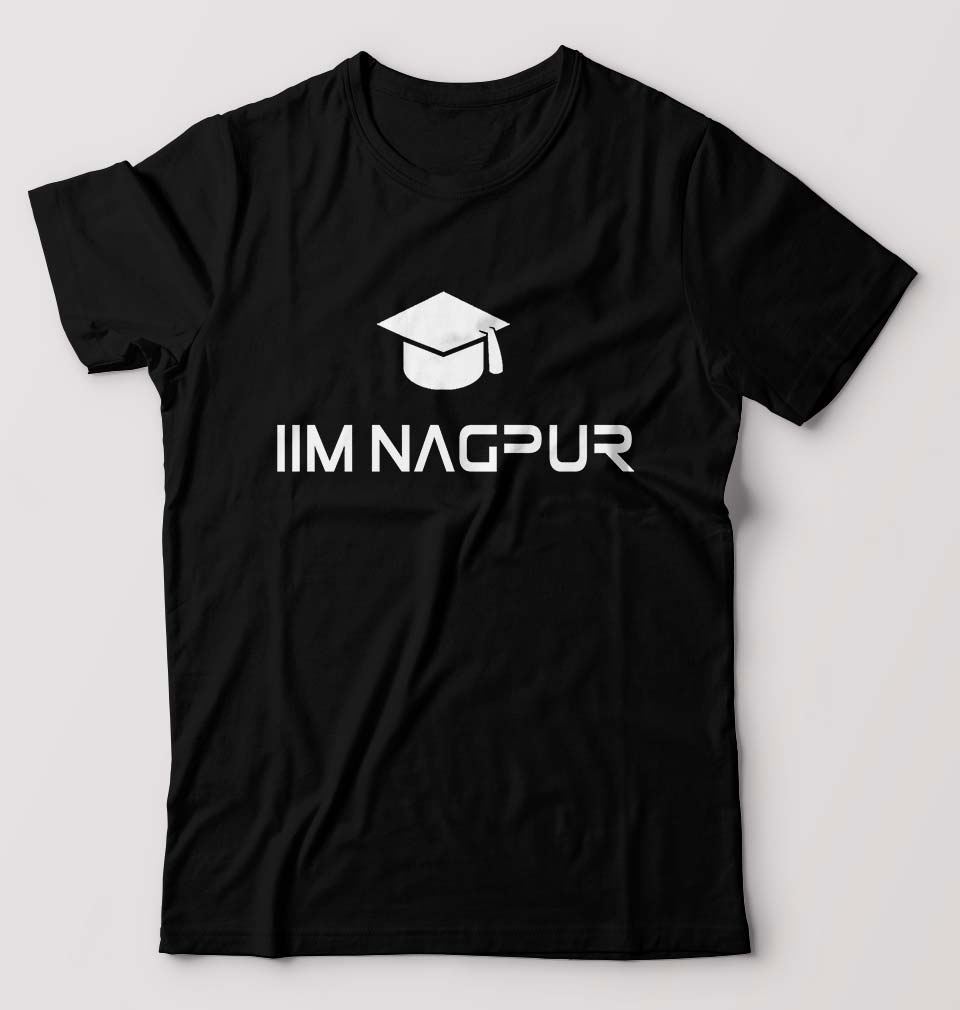 IIM Nagpur T-Shirt for Men-Black-Ektarfa.online