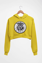 Load image into Gallery viewer, Bob Dylan Crop HOODIE FOR WOMEN-Mustard Yellow-Ektarfa.online
