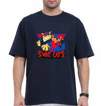 Load image into Gallery viewer, Swat Kats Oversized T-Shirt for Men-Navy Blue-Ektarfa.online
