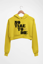 Load image into Gallery viewer, No Time To Die James Bond 007 Crop HOODIE FOR WOMEN-Mustard Yellow-Ektarfa.online
