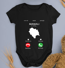 Load image into Gallery viewer, Manali Calling Kids Romper For Baby Boy/Girl-0-5 Months(18 Inches)-Black-Ektarfa.online
