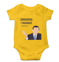 Load image into Gallery viewer, Michael Scott Kids Romper For Baby Boy/Girl-Yellow-Ektarfa.online
