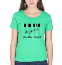 Load image into Gallery viewer, Piano T-Shirt for Women-Ektarfa.online
