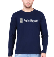 Load image into Gallery viewer, Rolls Royce Full Sleeves T-Shirt for Men-Navy Blue-Ektarfa.online
