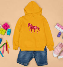 Load image into Gallery viewer, HORSE Kids Hoodie for Boy/Girl-0-1 Year(22 Inches)-Mustard Yellow-Ektarfa.online
