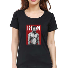Load image into Gallery viewer, Islam Makhachev T-Shirt for Women-Black-Ektarfa.online
