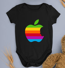 Load image into Gallery viewer, Steve Jobs Apple Kids Romper For Baby Boy/Girl-0-5 Months(18 Inches)-Black-Ektarfa.online
