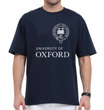 Load image into Gallery viewer, University of Oxford Oversized T-Shirt for Men-Navy Blue-Ektarfa.online
