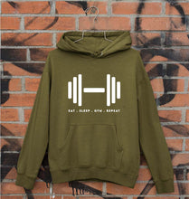 Load image into Gallery viewer, Gym Unisex Hoodie for Men/Women-Olive Green-Ektarfa.online
